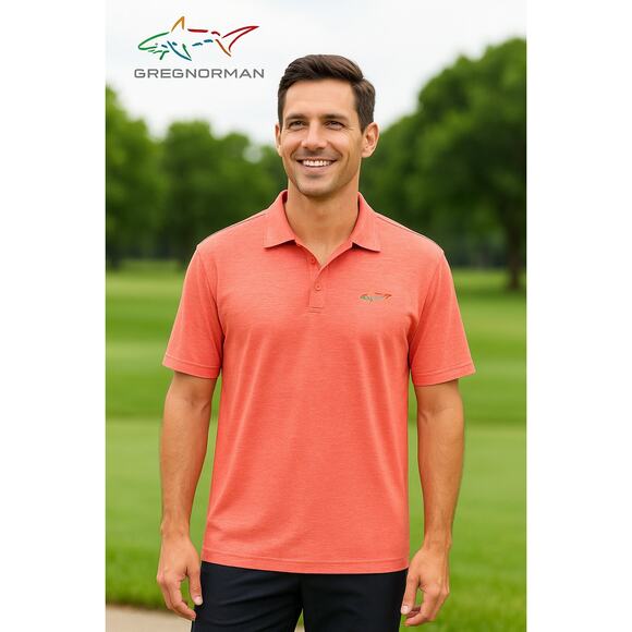 Greg Norman Creamsicle Orange Polo XXXL - Picture 1 of 6